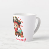Niedlicher Valentinstag Milchtasse (Rechte Ecke)