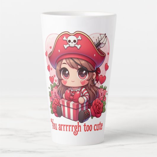 Niedlicher Valentinstag Milchtasse (Vorderseite)