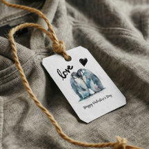 Niedlicher Valentinstag mit Pinguin-Liebe