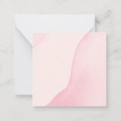 Niedlicher Valentinstag Mitteilungskarte (Rückseite)