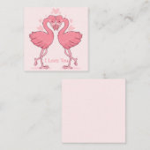 Niedlicher Valentinstag Mitteilungskarte (Vorne/Hinten)