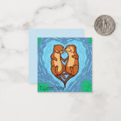 Niedlicher Valentinstag Mitteilungskarte (Vorderseite/Rückseite Beispiel)