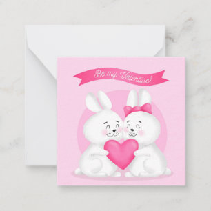 Niedlicher Valentinstag Mitteilungskarte
