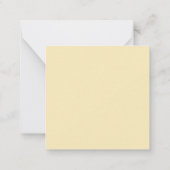 Niedlicher Valentinstag Mitteilungskarte (Rückseite)