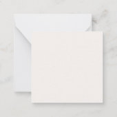 Niedlicher Valentinstag Mitteilungskarte (Rückseite)