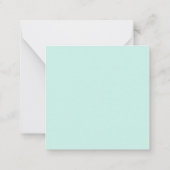 Niedlicher Valentinstag Mitteilungskarte (Rückseite)