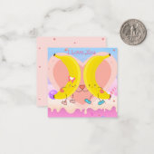 Niedlicher Valentinstag Mitteilungskarte (Vorderseite/Rückseite Beispiel)