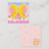 Niedlicher Valentinstag Mitteilungskarte (Vorne/Hinten)