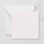 Niedlicher Valentinstag Mitteilungskarte (Rückseite)