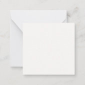 Niedlicher Valentinstag Mitteilungskarte (Rückseite)