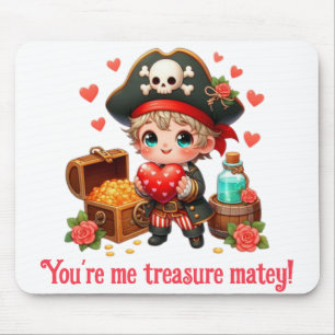 Niedlicher Valentinstag Mousepad
