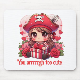 Niedlicher Valentinstag Mousepad