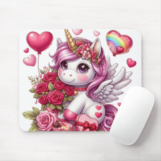 Niedlicher Valentinstag Mousepad (Mit Mouse)