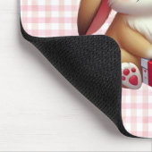 Niedlicher Valentinstag Mousepad (Ecke)
