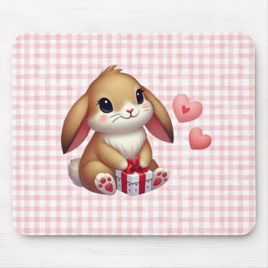 Niedlicher Valentinstag Mousepad (Vorne)