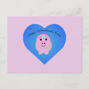 Niedlicher Valentinstag Postkarte