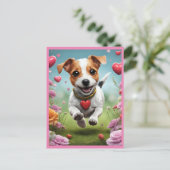 Niedlicher Valentinstag Postkarte (Stehend Vorderseite)