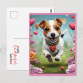 Niedlicher Valentinstag Postkarte (Vorne/Hinten)