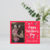 Niedlicher Valentinstag Postkarte (Stehend Vorderseite)