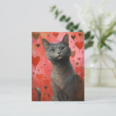 Niedlicher Valentinstag Postkarte (Stehend Vorderseite)