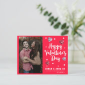 Niedlicher Valentinstag Postkarte (Stehend Vorderseite)