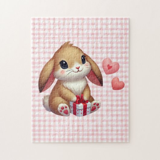 Niedlicher Valentinstag Puzzle (Vertikal)