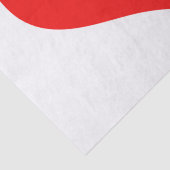 Niedlicher Valentinstag Rotes Herz Weißes Farbtup Seidenpapier (Detail)