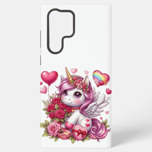 Niedlicher Valentinstag Samsung Galaxy Hülle (Rückseite)