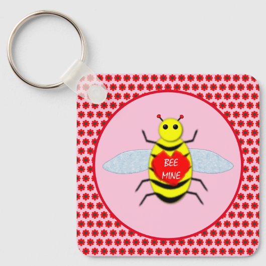 Niedlicher Valentinstag Schlüsselanhänger (Vorderseite)