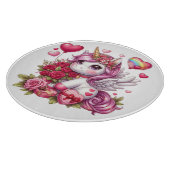 Niedlicher Valentinstag Schneidebrett (Ecke)