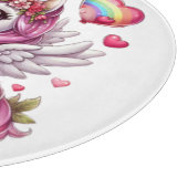 Niedlicher Valentinstag Schneidebrett (Ecke)