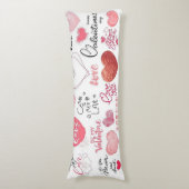 Niedlicher Valentinstag Seitenschläferkissen (Vorderseite Vertikal)