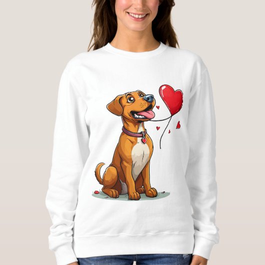 Niedlicher Valentinstag Sweatshirt (Vorderseite)