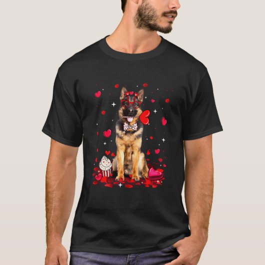 Niedlicher Valentinstag T-Shirt (Vorderseite)