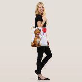 Niedlicher Valentinstag Tasche (Am Model)