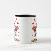 Niedlicher Valentinstag Tasse (Zentrum)