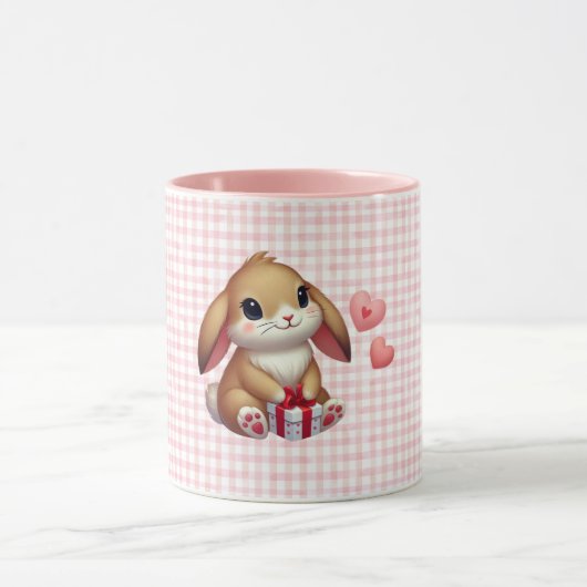 Niedlicher Valentinstag Tasse (Zentrum)