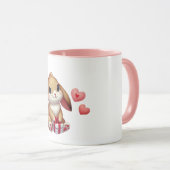 Niedlicher Valentinstag Tasse (VorderseiteRechts)