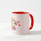 Niedlicher Valentinstag Tasse (VorderseiteRechts)