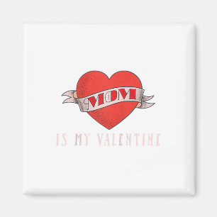 Niedlicher Valentinstag Tattoo Mama ist mein Valen Magnet