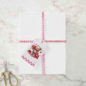 Niedlicher Valentinstag Teddybär Geschenkanhänger (Mit Garn)