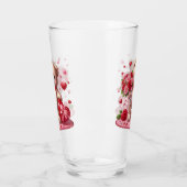 Niedlicher Valentinstag Teddybär Glas (Links)