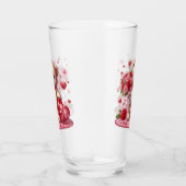 Niedlicher Valentinstag Teddybär Glas (Rechts)