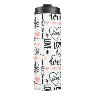 Niedlicher Valentinstag Thermosbecher