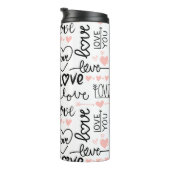 Niedlicher Valentinstag Thermosbecher (Nach rechts gedreht)