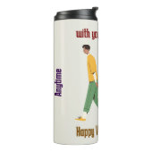 Niedlicher Valentinstag Thermosbecher (Nach links gedreht)