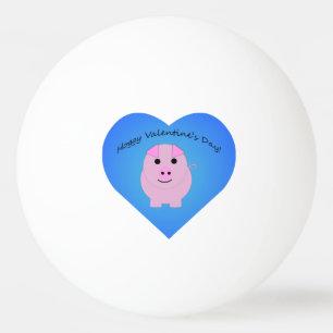 Niedlicher Valentinstag Tischtennisball
