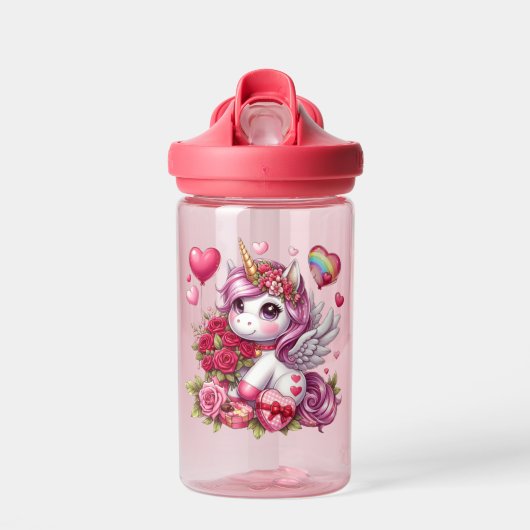 Niedlicher Valentinstag Trinkflasche (Vorne)