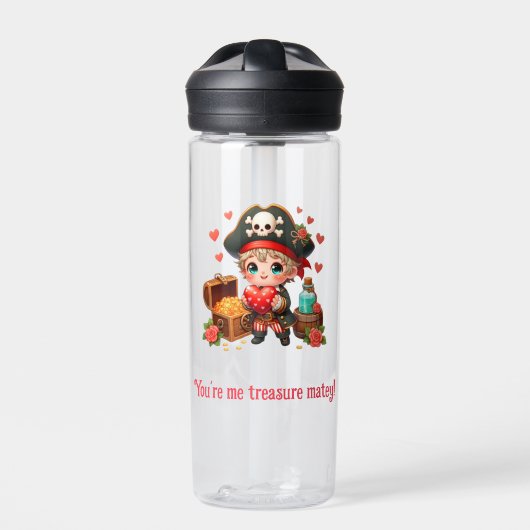 Niedlicher Valentinstag Trinkflasche (Vorderseite)