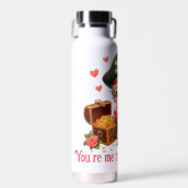 Niedlicher Valentinstag Trinkflasche (Vorne)